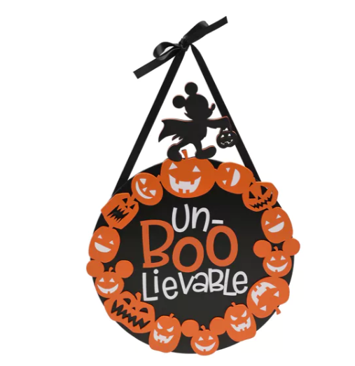 MICKEY - Halloween - Plaque Décorative