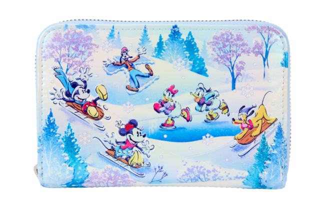 MICKEY & AMIS - Winter Wonderland - Portefeuille LoungeFly