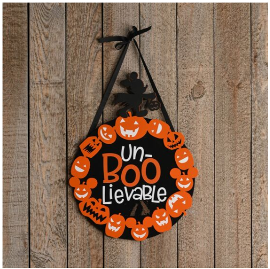 MICKEY - Halloween - Plaque Décorative
