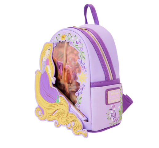 DISNEY PRINCESSE - Raiponce - Lenticulaire Mini Sac à Dos LoungeFly