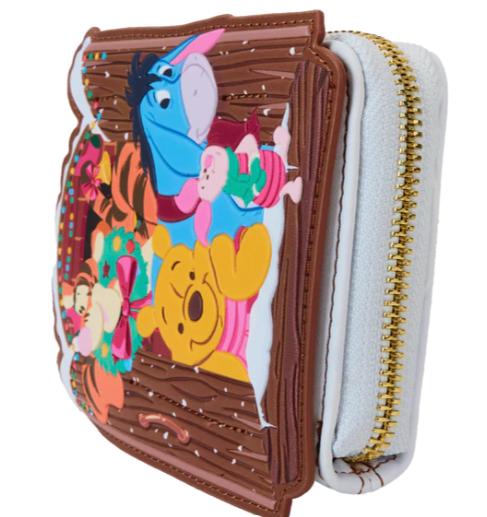 WINNIE L'OURSON - Holiday Scene - Portefeuille LoungeFly