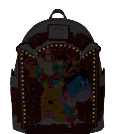 WINNIE L'OURSON - Holiday Scene - Mini Sac à Dos LoungeFly