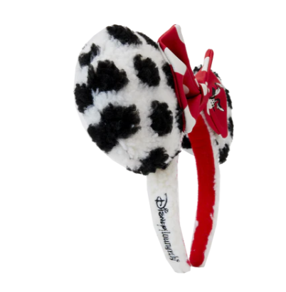 DISNEY - Minnie Rock The Dots Sherpa - Serre-tête Loungefly