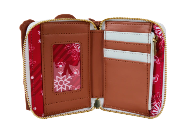 WINNIE L'OURSON - Holiday Scene - Portefeuille LoungeFly