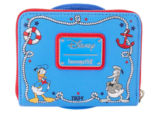 DISNEY - Donald Duck "90ème Anniversaire" - Portefeuille LoungeFly
