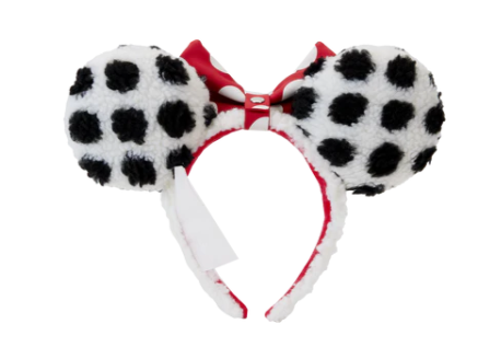 DISNEY - Minnie Rock The Dots Sherpa - Serre-tête Loungefly