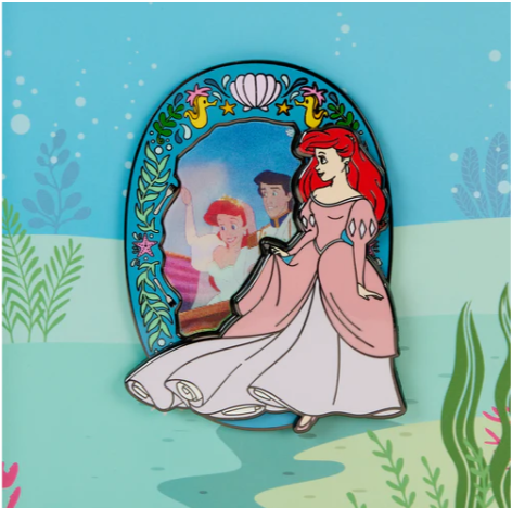 LA PETITE SIRENE - Princesse - Pins Lenticulaire 8cm Loungefly