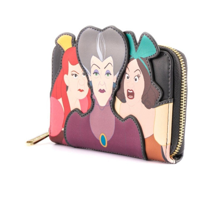 DISNEY - Villains Evil Ster Mother & Sisters - Portefeuille LoungeFly