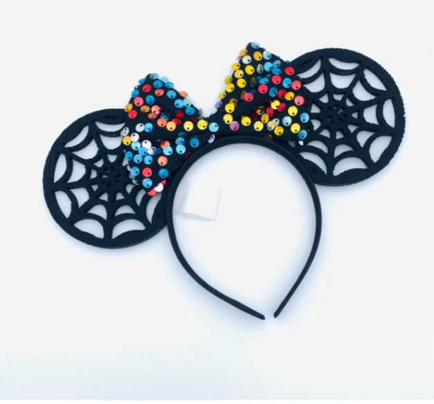 MINNIE - Halloween - Serre-Tête Araignée