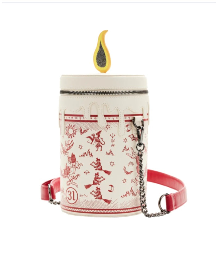 DISNEY-Hocus Pocus "Bougie flamme noire" - Sac à bandoulière LoungeFly