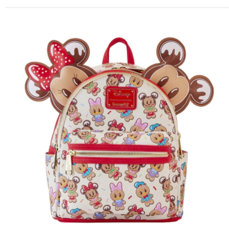 MICKEY - Cookie Pain d'épice - Mini sac à dos Ear Holder LoungeFly