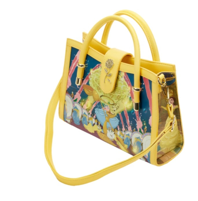 DISNEY-Belle et la Bête "Scène Princesse"- Sac bandoulière LoungeFly