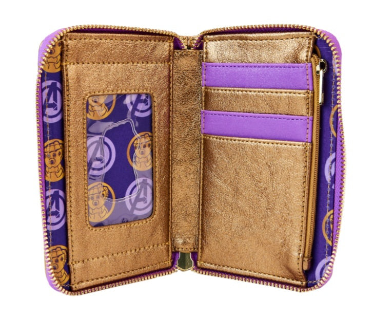MARVEL - Shine Thanos Gauntlet - Portefeuille LoungeFly