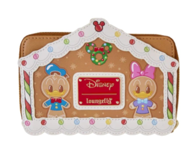 MICKEY ET AMIS - Mainson Pain d'épices - Portefeuille LoungeFly