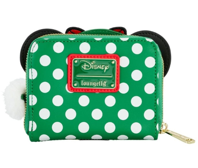 Disney by Loungefly Porte-monnaie Minnie Mouse Polka Dot Christmas heo Exclusive