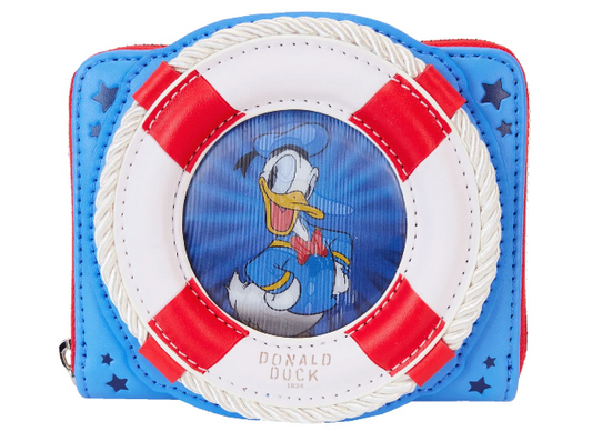 DISNEY - Donald Duck "90ème Anniversaire" - Portefeuille LoungeFly