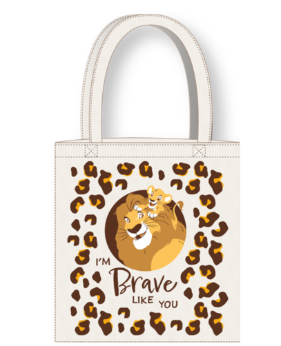 DISNEY - Roi Lion - Mufasa & Simba - Tote Bag 36x39cm