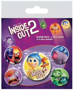 VICE-VERSA 2 - Emotional Duos - Pack 5 Badges