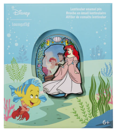 LA PETITE SIRENE - Princesse - Pins Lenticulaire 8cm Loungefly