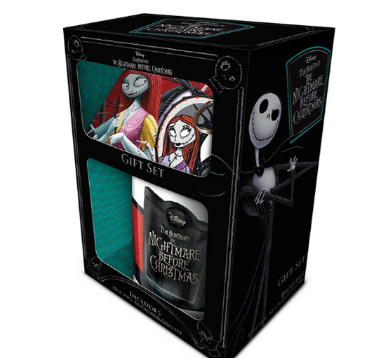 NBX - Jack & Sally - Gift Set - Mug, Sous-verre & Porte-clés