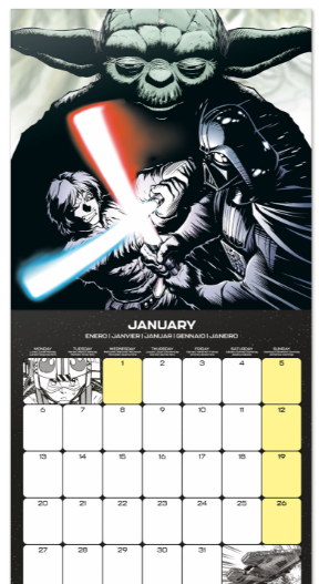 STAR WARS - Calendrier Mural 2025