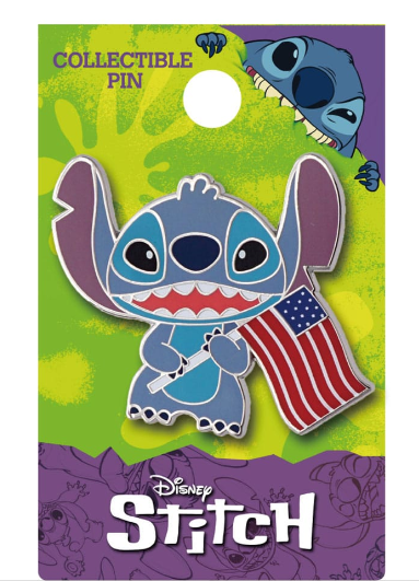 LILO & STITCH - Stitch 4 Juillet - Pin's en émail