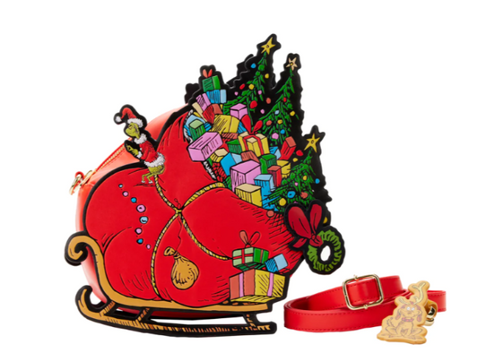DR SEUSS - Le Grinch - Sac bandoulière " Traîneau Grinch "