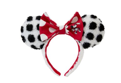 DISNEY - Minnie Rock The Dots Sherpa - Serre-tête Loungefly
