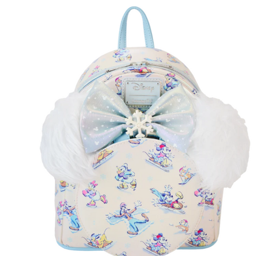 MICKEY & AMIS - Winter Wonderland -Mini sac à dos Serre-tête LoungeFly