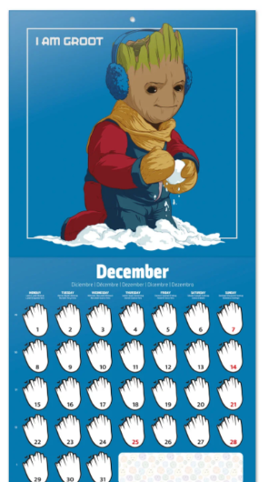 GROOT - Calendrier Mural 2025