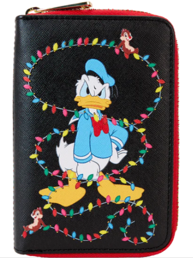 DISNEY - Donald wrapped in lights - Portefeuille LoungeFly