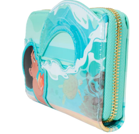 DISNEY - Vaiana "Vagues d'Océan" - Portefeuille LoungeFly