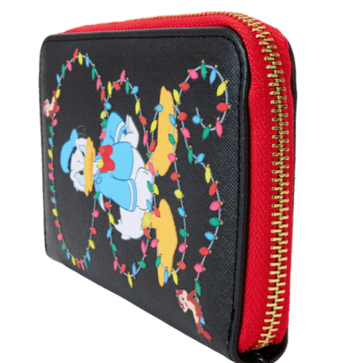 DISNEY - Donald wrapped in lights - Portefeuille LoungeFly