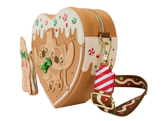 LILO & STITCH -Angel & Stitch Pain d'épices -Sac Bandoulière Loungefly