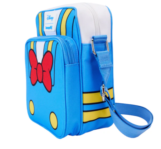 DISNEY -Donald Duck 90ème Anniversaire -Sac Passeport Nylon LoungeFly