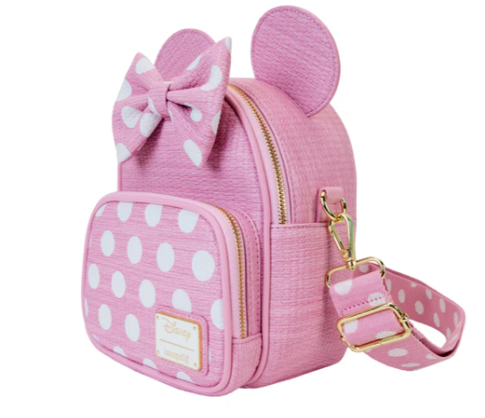 DISNEY - Minnie Straw - Mini Sac Convertible Loungefly