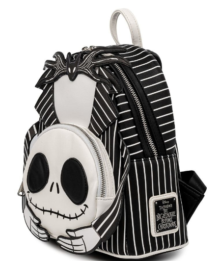 NBX - Jack Skellington - Sac à dos LoungeFly '23x26.5x11.5'