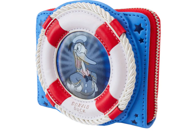 DISNEY - Donald Duck "90ème Anniversaire" - Portefeuille LoungeFly