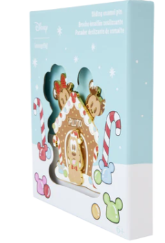 MICKEY ET AMIS - Pluto Maison pain d'épice - Pins 8cm Loungefly