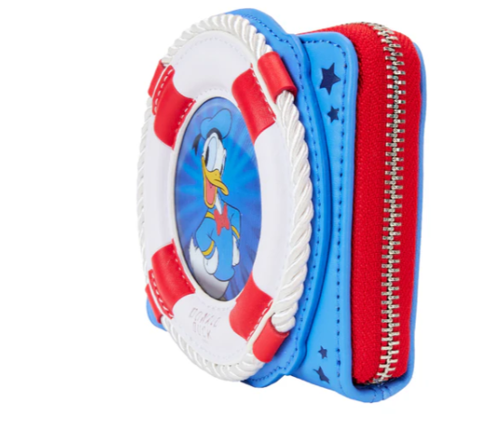 DISNEY - Donald Duck "90ème Anniversaire" - Portefeuille LoungeFly