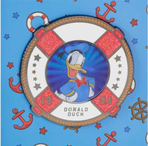 DISNEY - Donal Duck "90ème Anniversaire" - Pins 8cm Loungefly