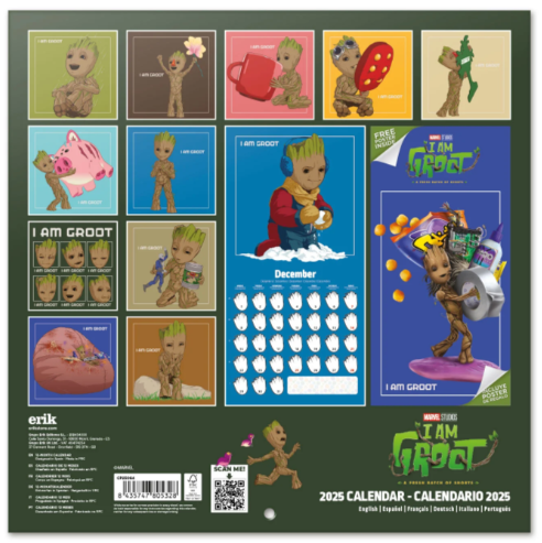 GROOT - Calendrier Mural 2025