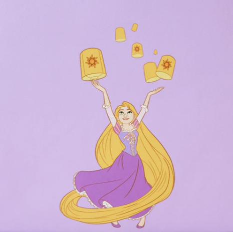 DISNEY PRINCESSE - Raiponce - Lenticulaire Mini Sac à Dos LoungeFly