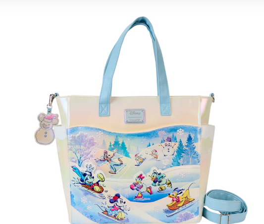 MICKEY & AMIS - Winter Wonderland - Convertible Tote Bag LoungeFly