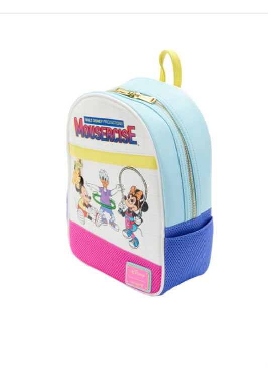 DISNEY - Mousercise - Sac à dos LoungeFly '23x30x11cm'