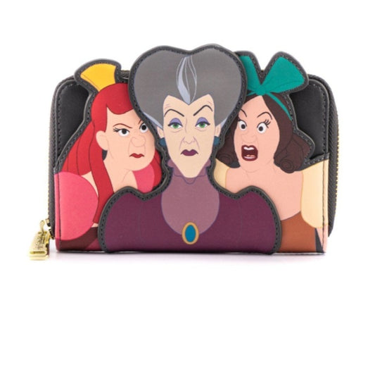 DISNEY - Villains Evil Ster Mother & Sisters - Portefeuille LoungeFly
