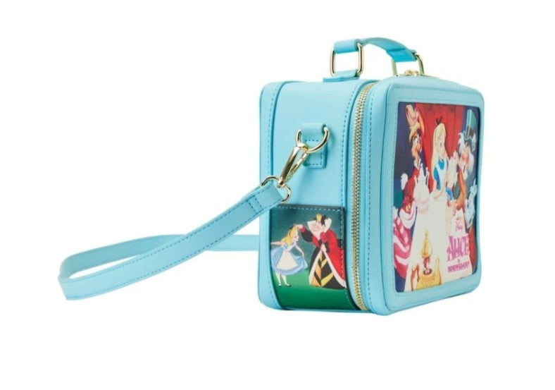 Alice in Wonderland  classic movie lunch box crossbody bag Loungefly