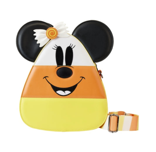 DISNEY - Mickey et Minnie Candy Corn - Sac Bandoulière LoungeFly