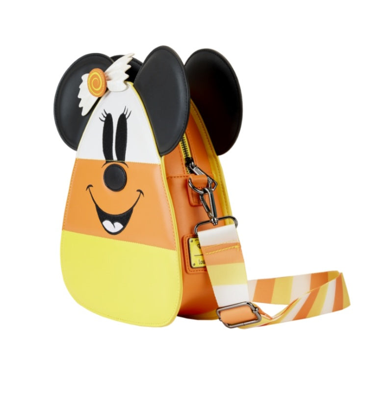 DISNEY - Mickey et Minnie Candy Corn - Sac Bandoulière LoungeFly