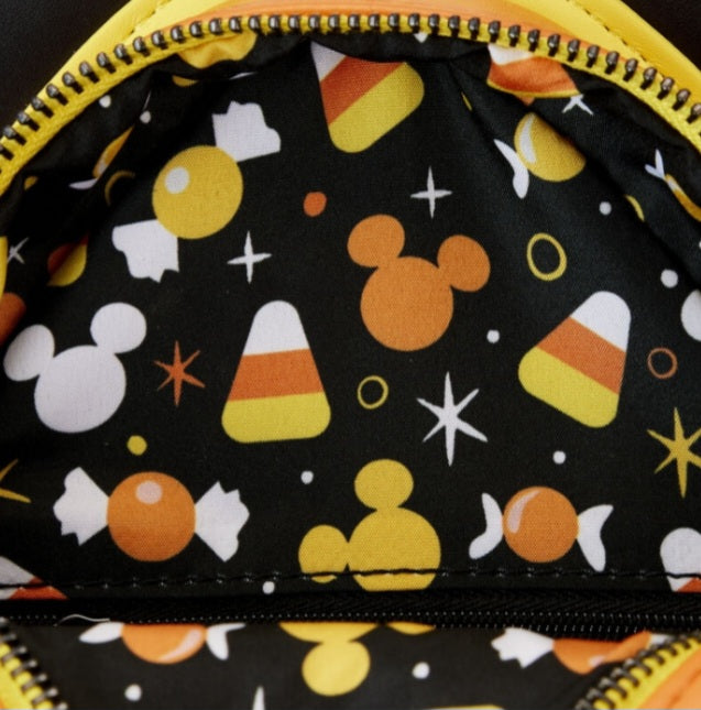 DISNEY - Mickey et Minnie Candy Corn - Sac Bandoulière LoungeFly